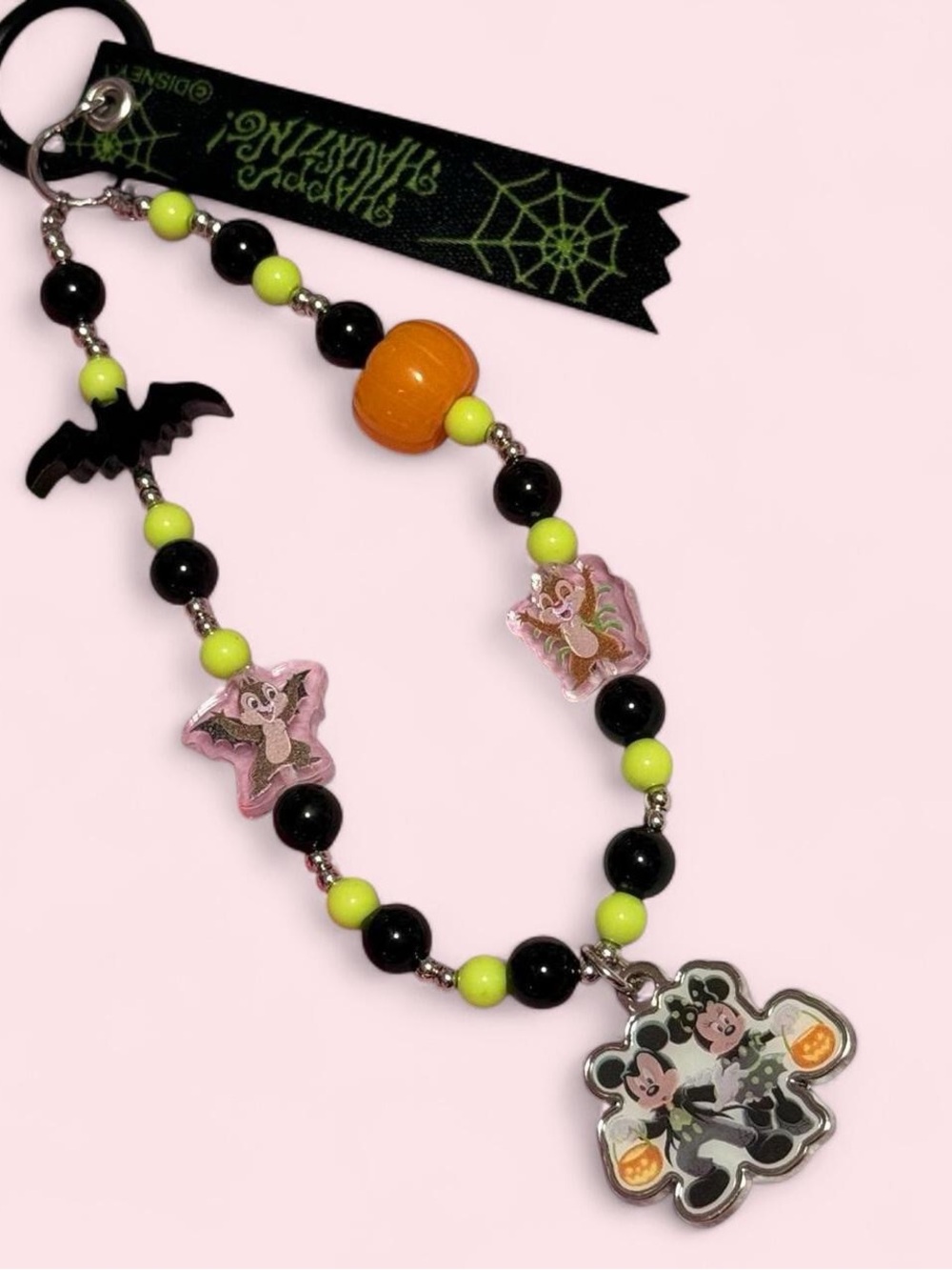 Tokyo Disney Resort Halloween Mickey Minnie Keychain Japan Exclusive New No Tags